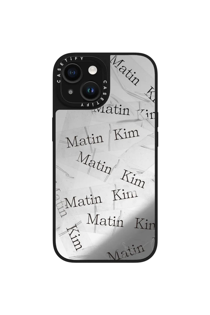 Matin Kim x Casetify Tape Case — Silver