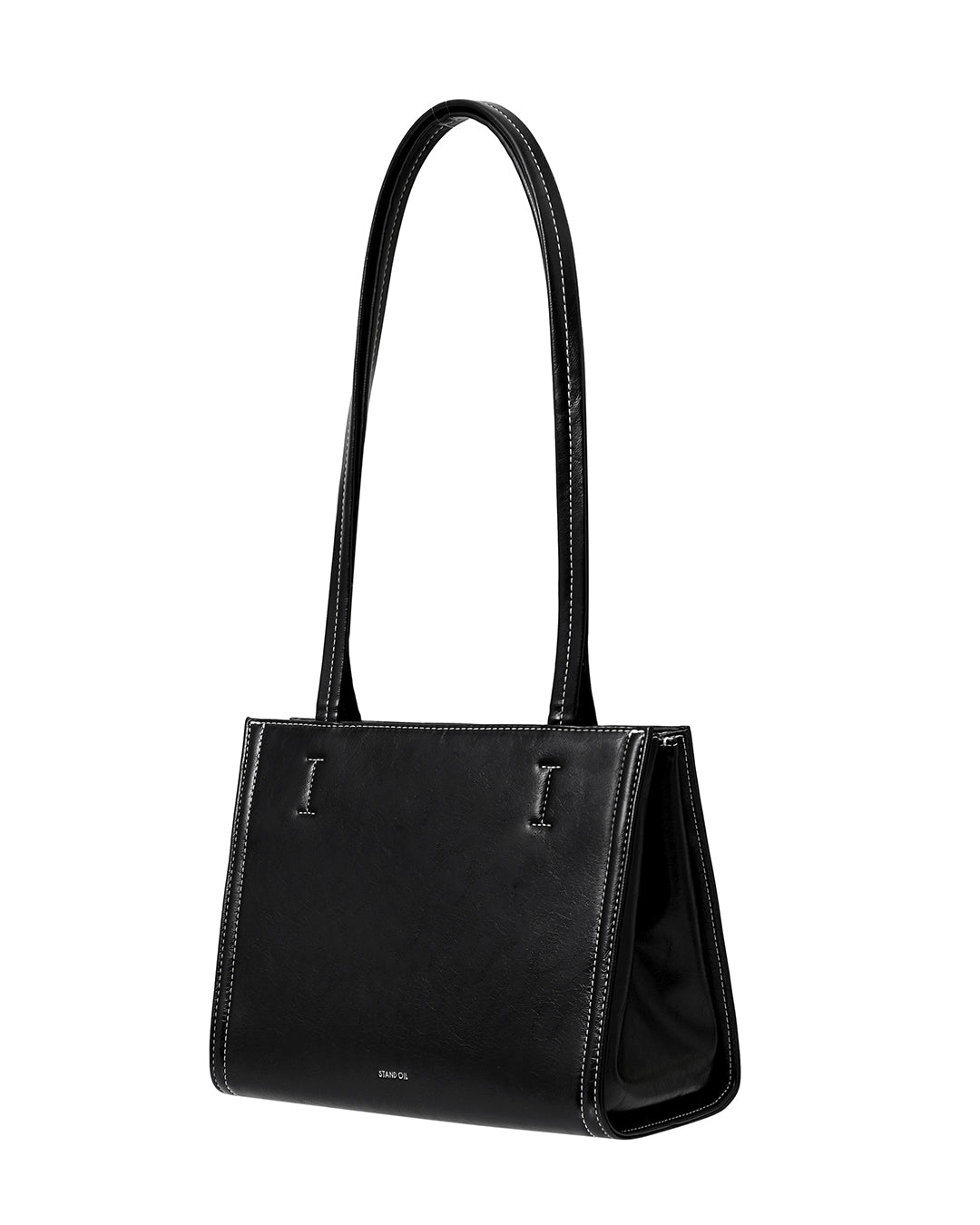 Stand Oil Oblong Mini Bag — Stitch Black