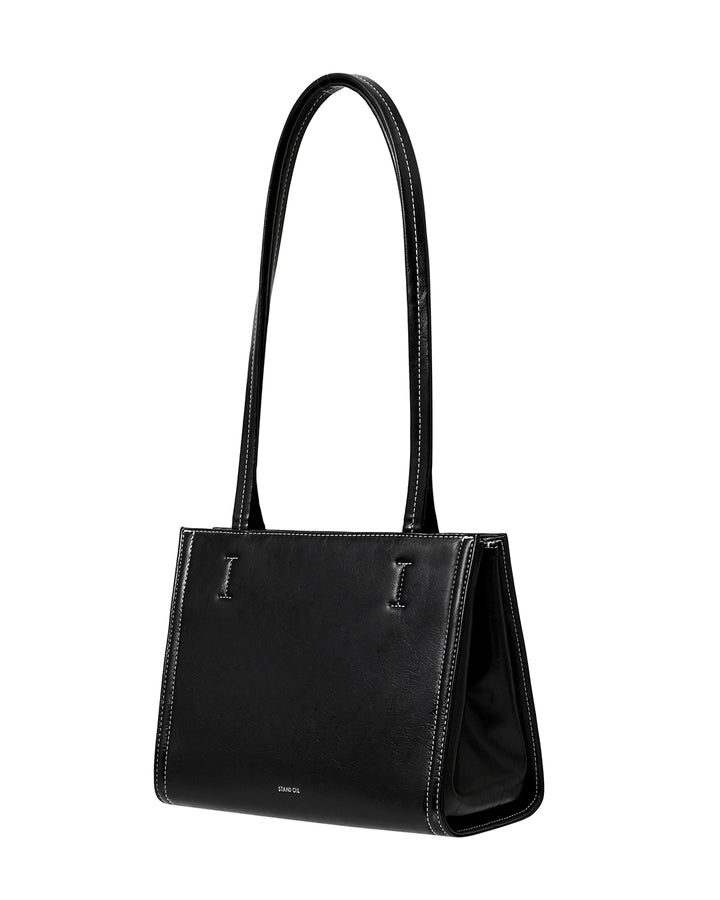 Stand Oil Oblong Mini Bag — Stitch Black