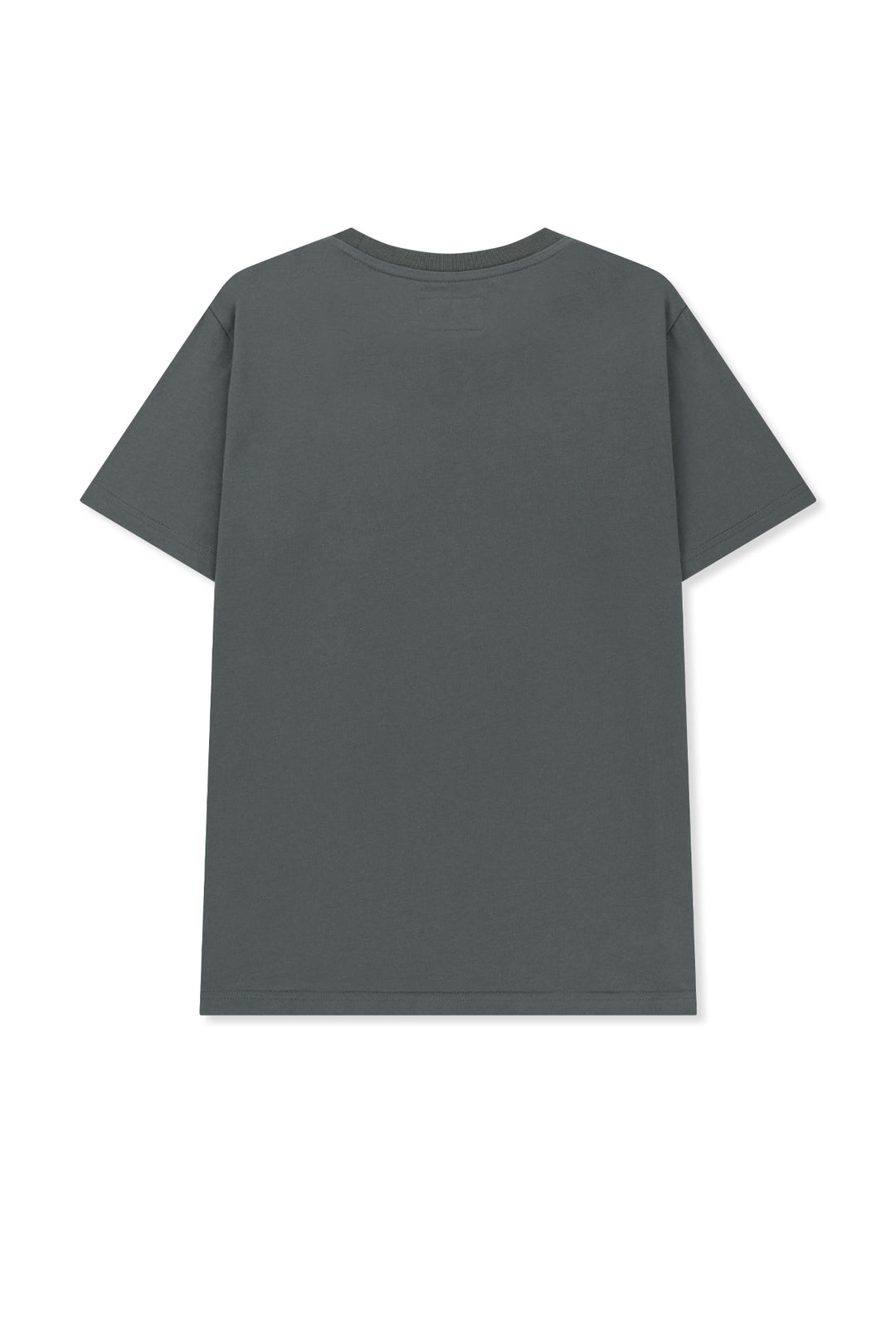 Matin Kim Applique Felt Logo Top — Charcoal