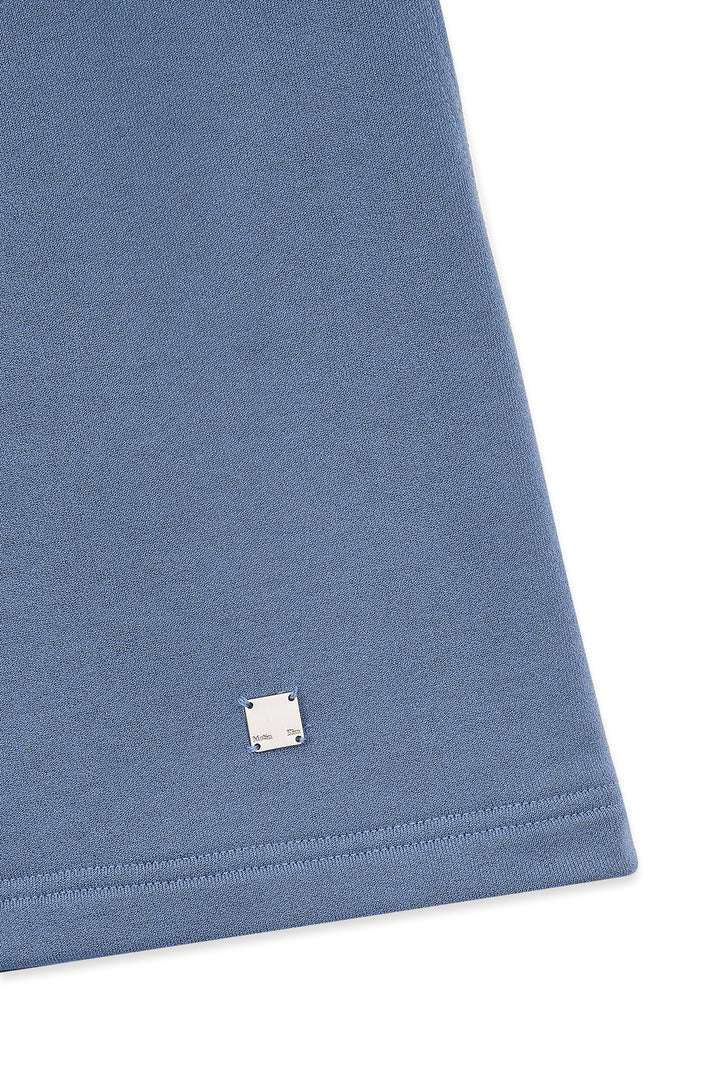 Matin Kim Back Pocket Glitter Bermuda Sweatpants — Blue