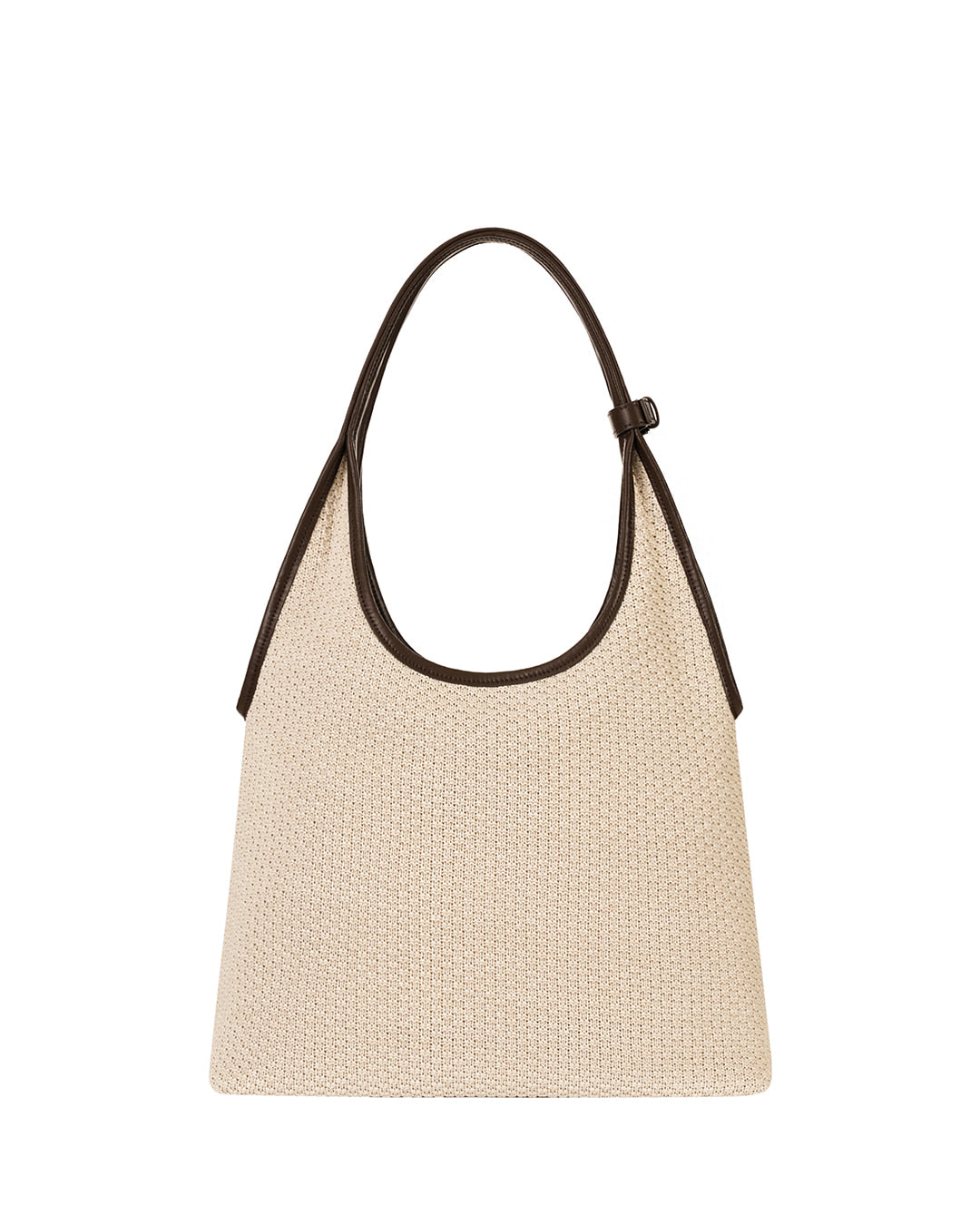 Stand Oil Ringo Bag — Reversible Canvas Crossbody — Raffia Brown