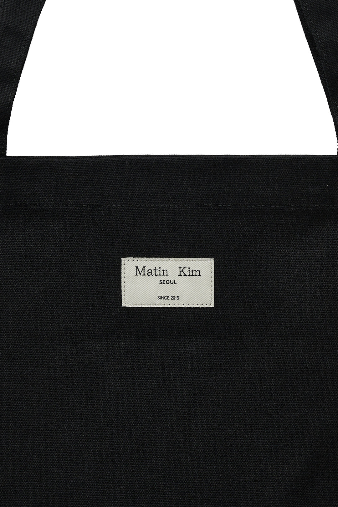 Matin Kim Logo Stud Ecobag — Black