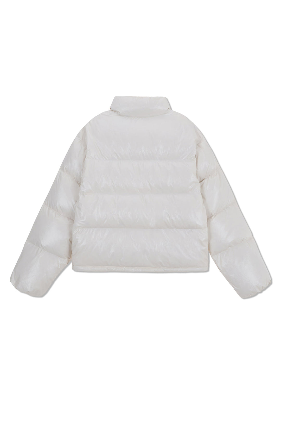 Matin Kim Small Logo Volume Down Jumper — Ivory