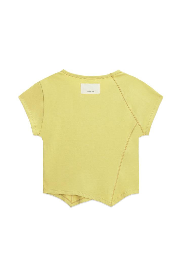 Matin Kim Twist Point Slim Top Lime