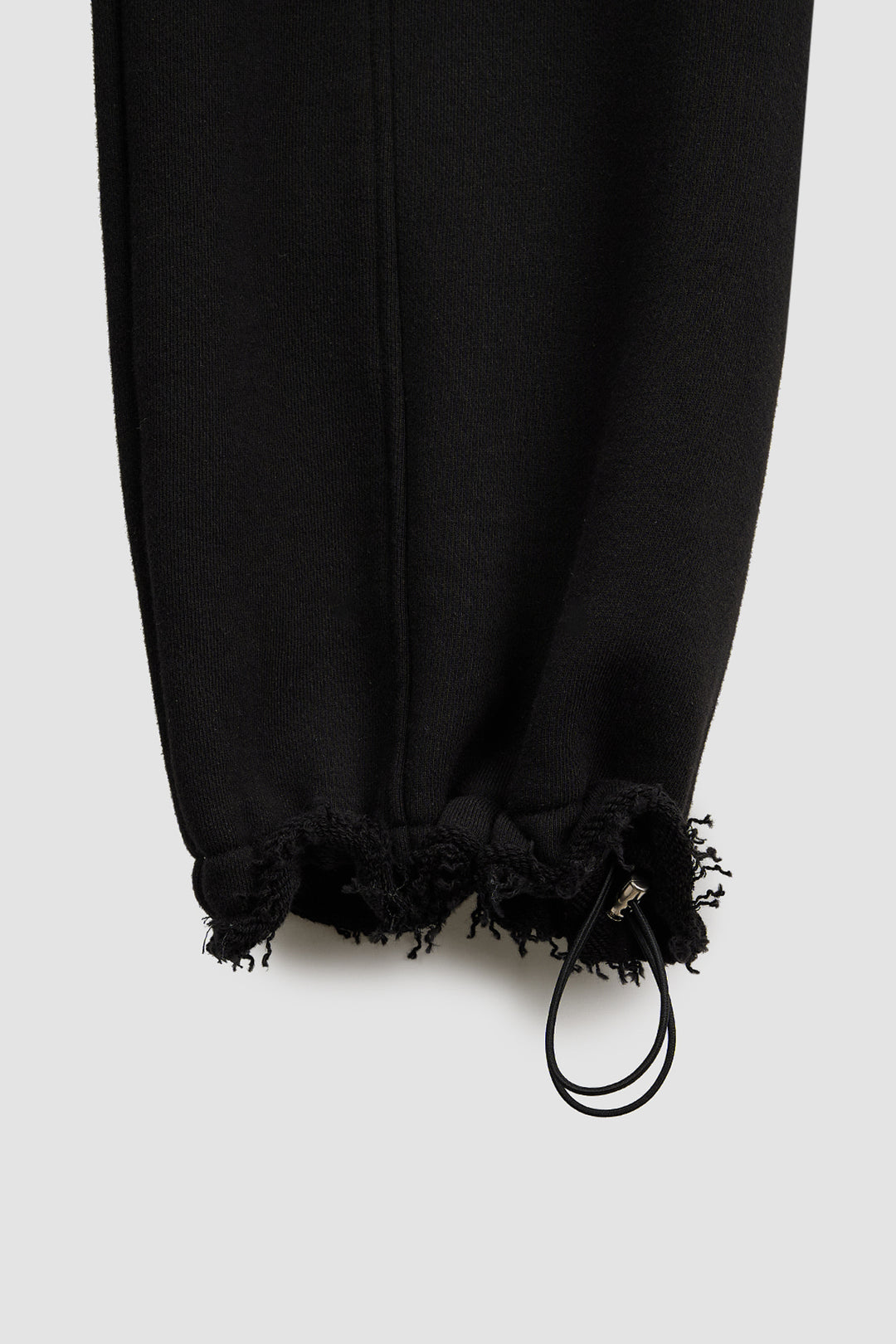 KIMMATIN Pocket Rivet Loose Fit Sweat Pants — Black