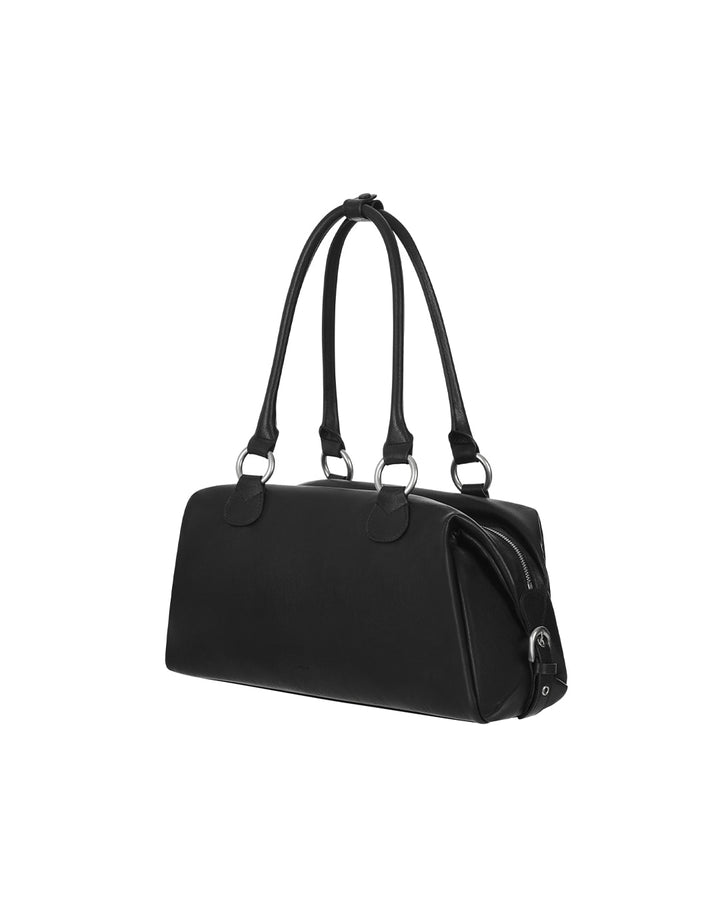 Stand Oil Zuni Bag — Washed Leather Crossbody — Black