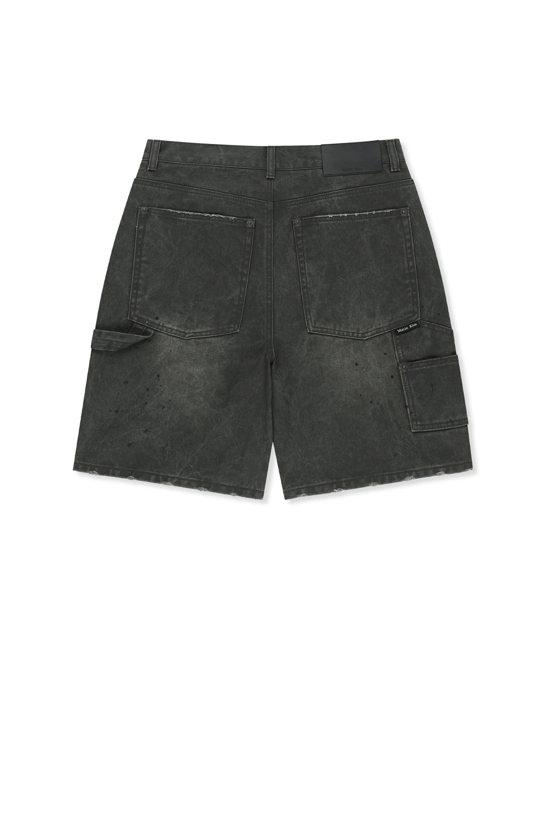 Matin Kim Carpenter Bermuda Denim — Charcoal
