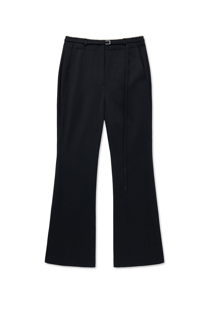 Matin Kim Cut Out Point String Trouser — Black