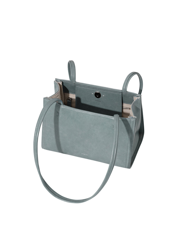 Stand Oil Oblong Tiny Shoulder Bag — Denim Blue