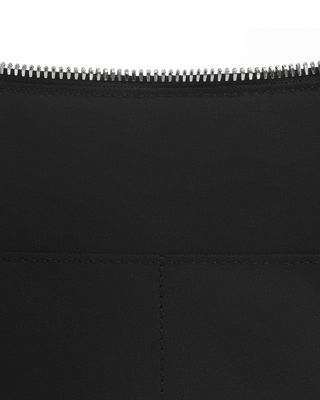 Stand Oil Tickle Bag — Glossy Half-Moon Crossbody — Black