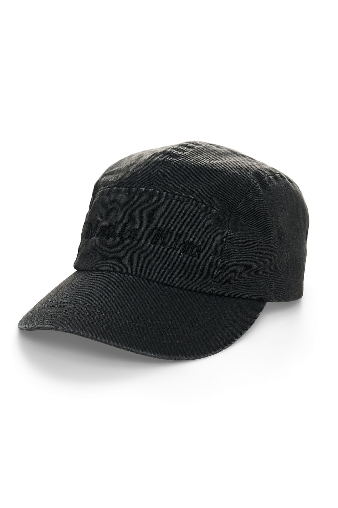 Matin Kim Washed Camp Cap — Black