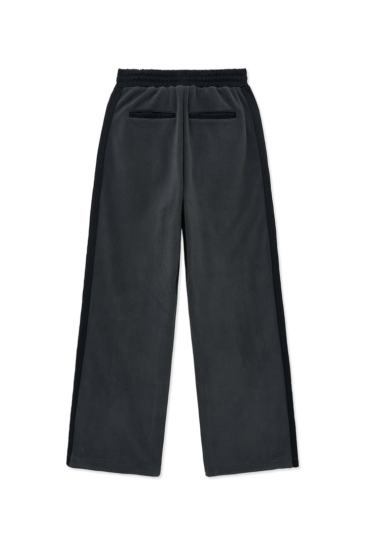 Matin Kim Sherpa Fleece Drawstring Pants — Charcoal