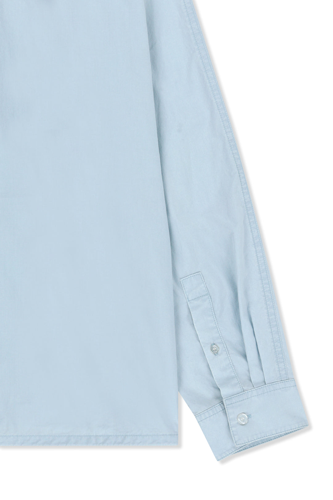 Matin Kim Washed Cotton Drawstring Shirt Sky