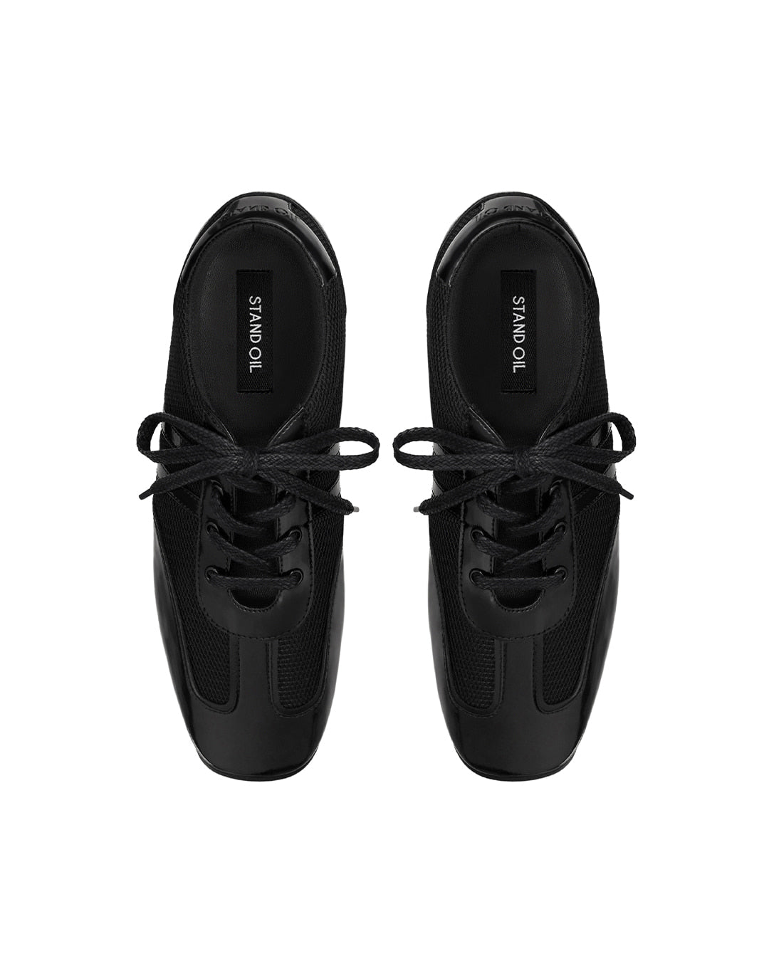 Stand Oil Morrow Square Sneakers — Black