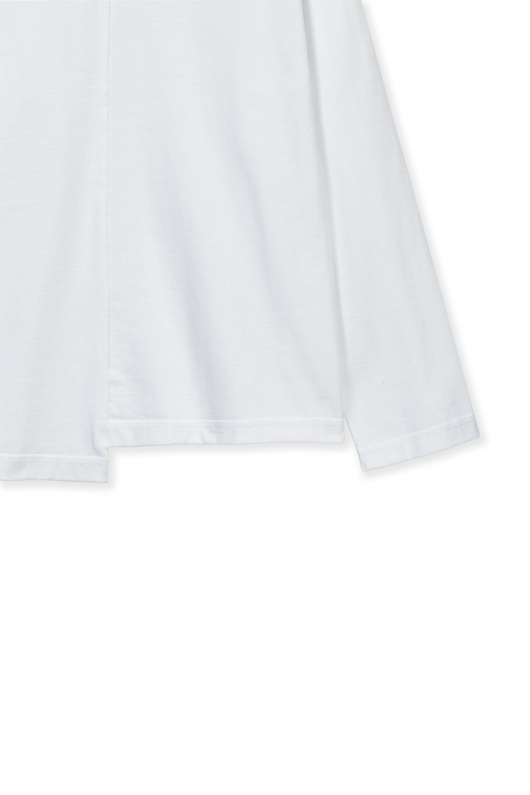 Matin Kim Asymmetric Logo Top — White