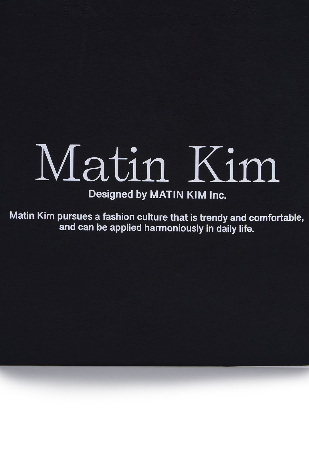 Matin Kim Palette Nylon Eco Bag — Black