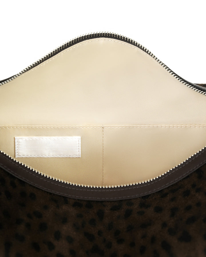Stand Oil Mushy Bag — Nubuck Slouch Tote — Leopard Brown