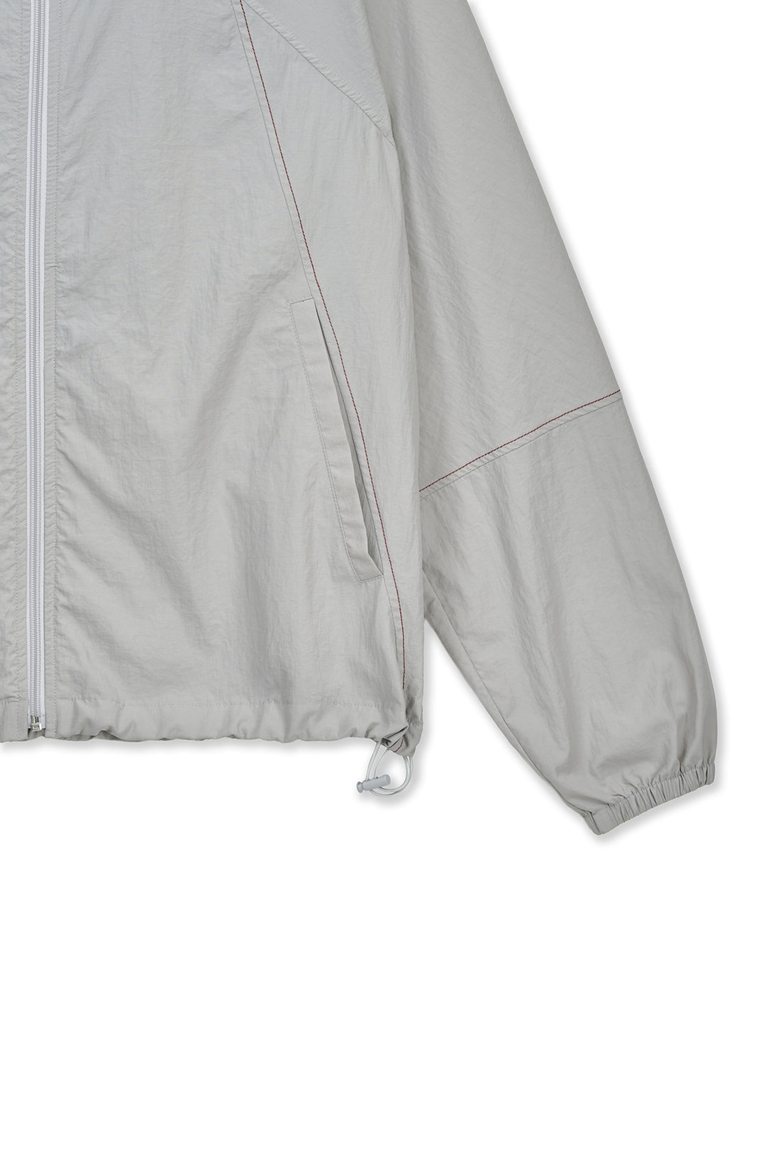 Matin Kim Back Logo Windbreaker — Light — Beige