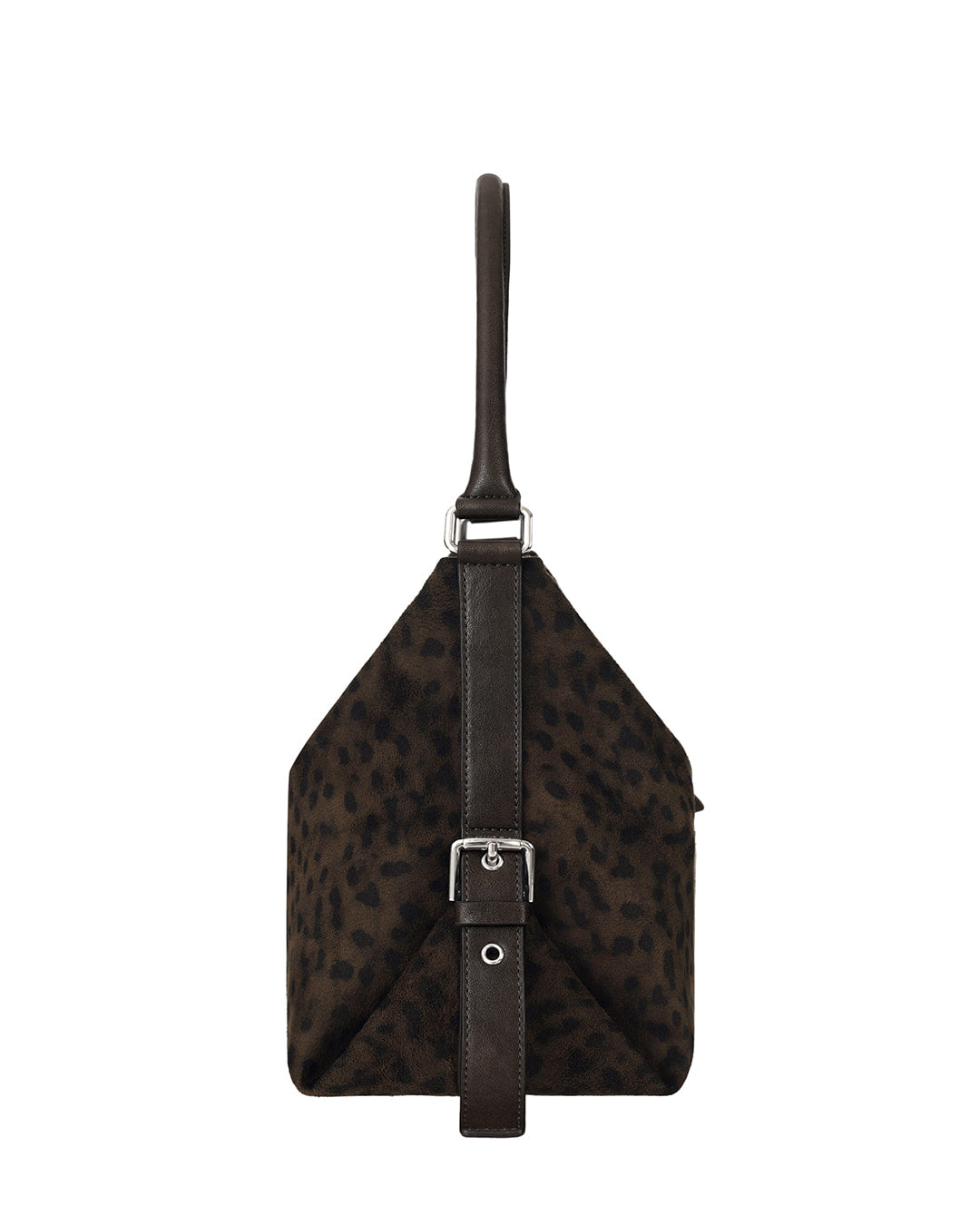 Stand Oil Mushy Bag — Nubuck Slouch Tote — Leopard Brown