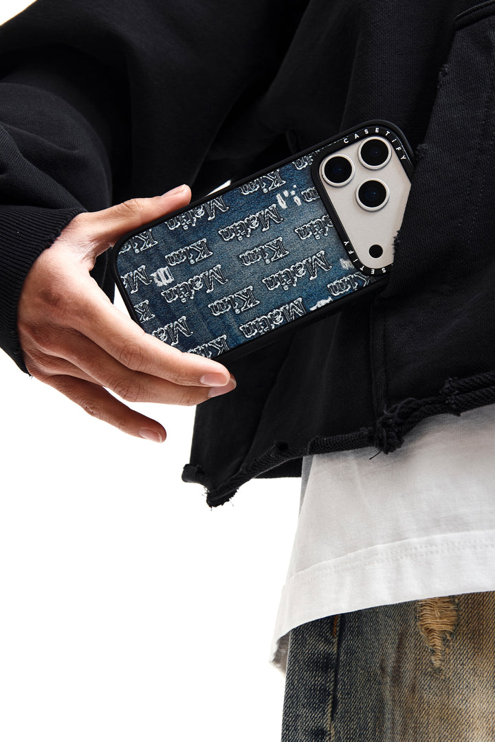 Matin Kim x Casetify Denim Case — Blue
