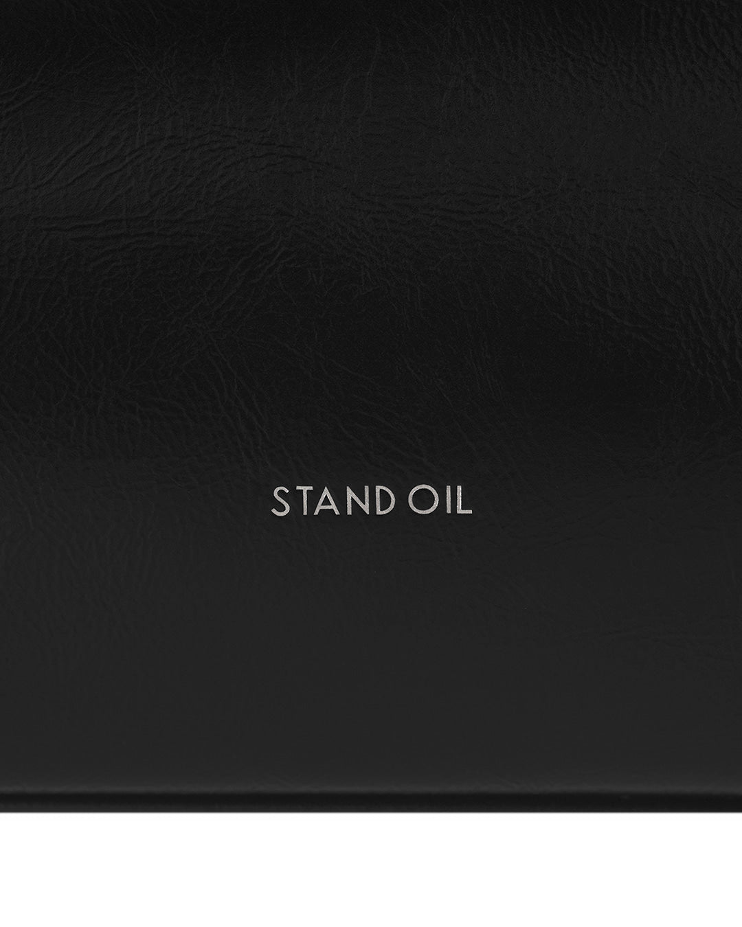 Stand Oil Ringo Bag Mini — Reversible Canvas &amp; Leather — Black