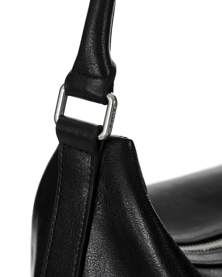 Stand Oil Mushy Bag — Nubuck Slouch Tote — Black