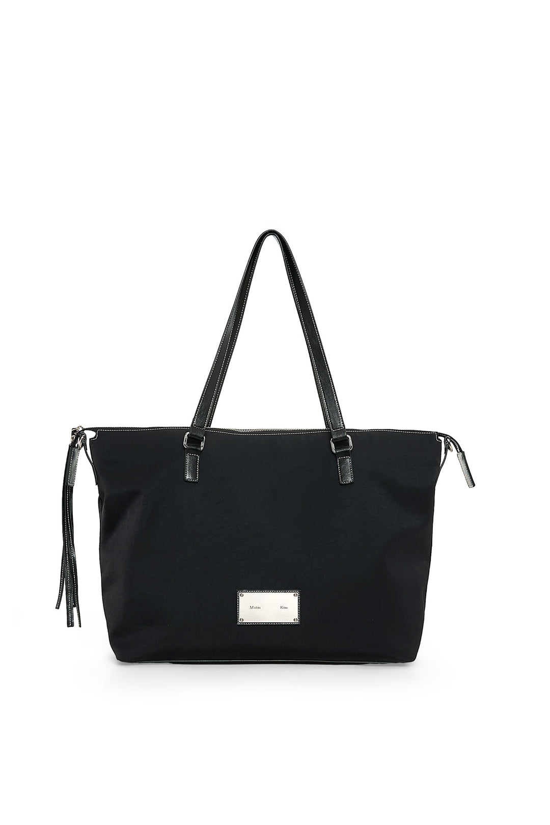 Matin Kim Logo Stitch Two Way Big Bag — Black