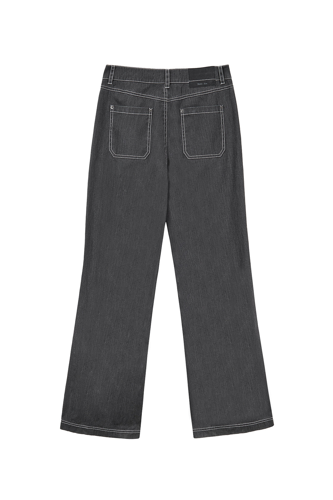 Matin Kim Side Pintuck Point Pants — Charcoal