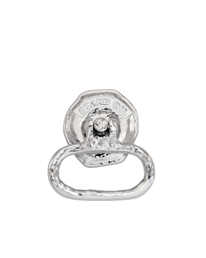 Stand Oil Door Handle Gripring — Silver