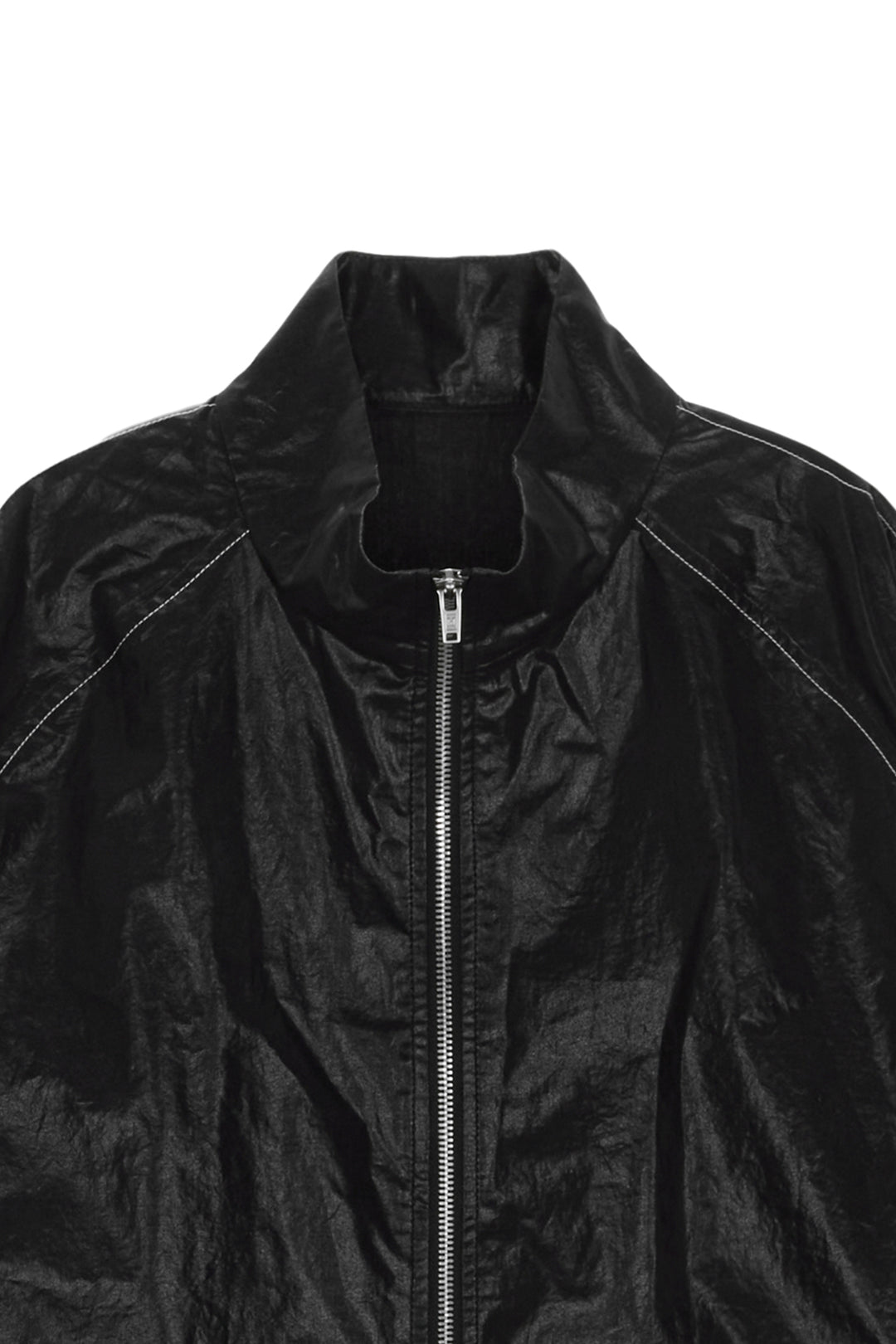 Matin Kim Logo Coating Jumper — Black