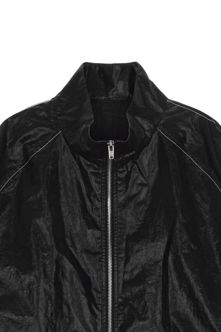 Matin Kim Logo Coating Jumper — Black