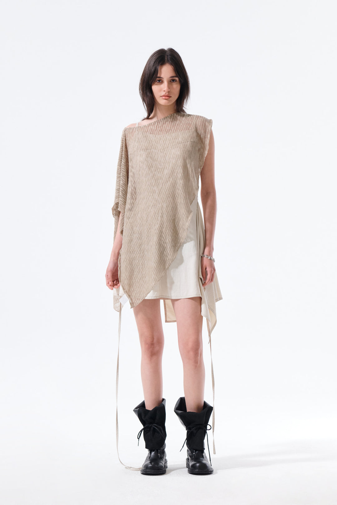 Matin Kim Transformable Cover Up Scarf — Khaki