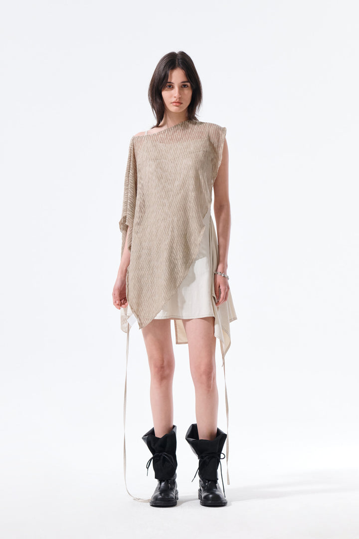 Matin Kim Transformable Cover Up Scarf — Khaki