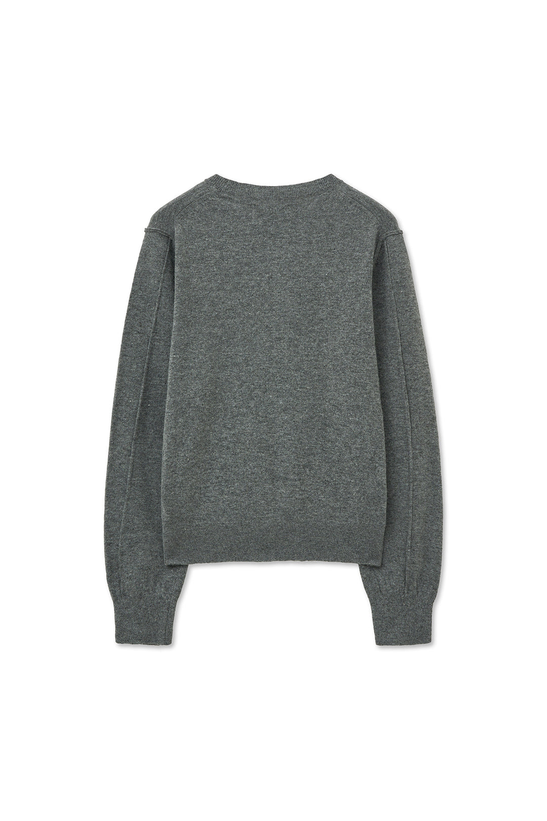 Matin Kim Cashmere Blended Round Knit — Gray
