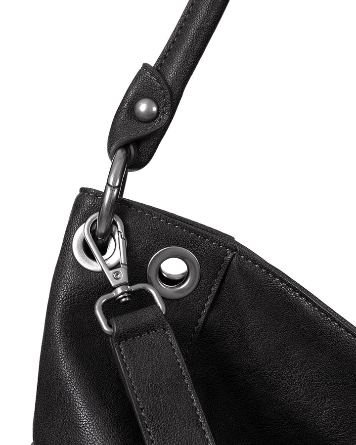 Stand Oil Lua Bag — Nubuck Crossbody — Gray