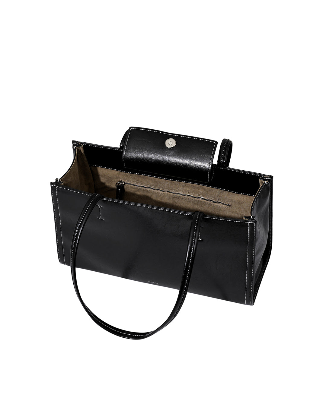 Stand Oil Oblong Bag — Stitch Black