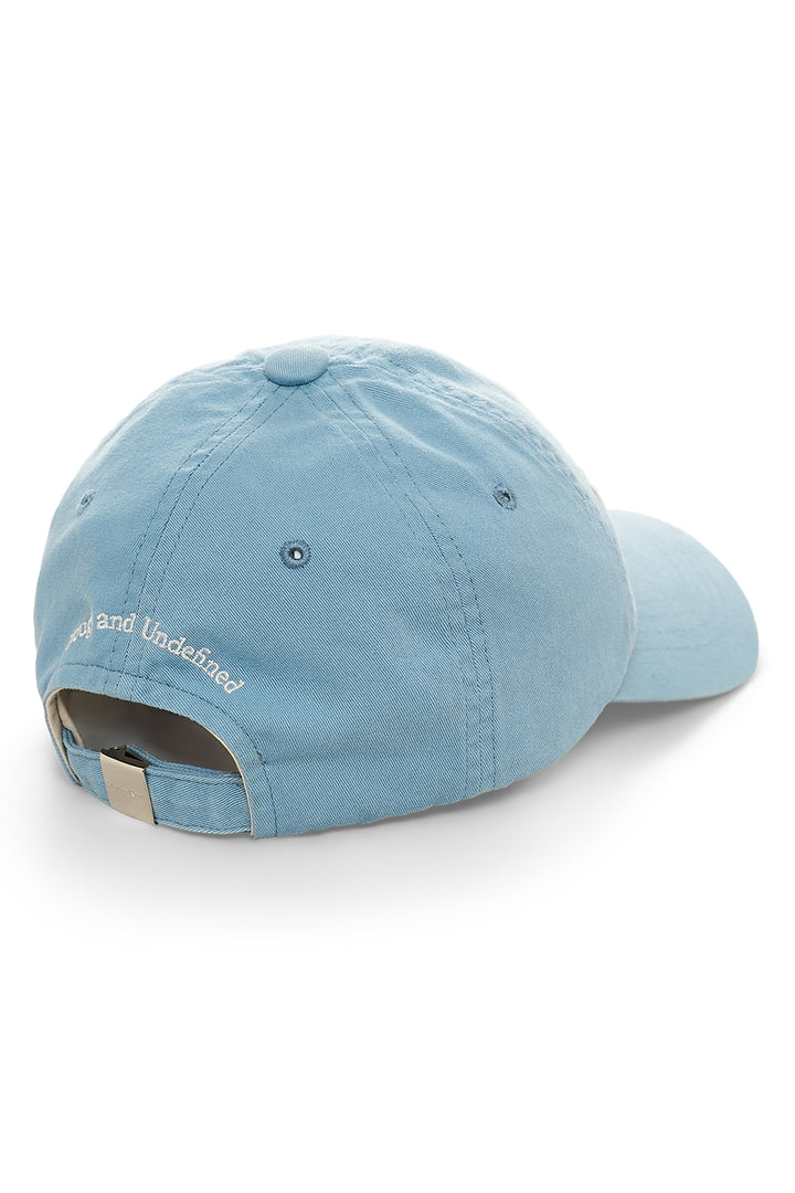 Matin Kim Applique Felt Logo Ball Cap — Light Blue