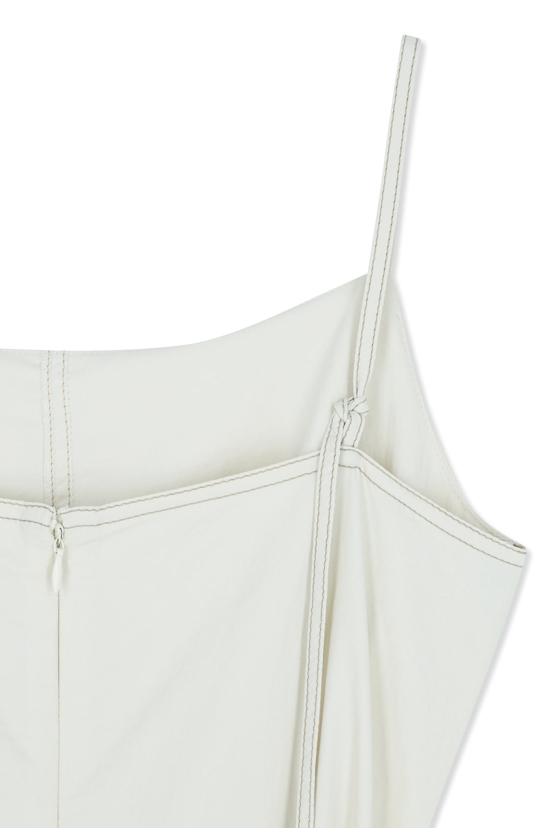 Matin Kim Sleeveless Wrap Dress — Cream