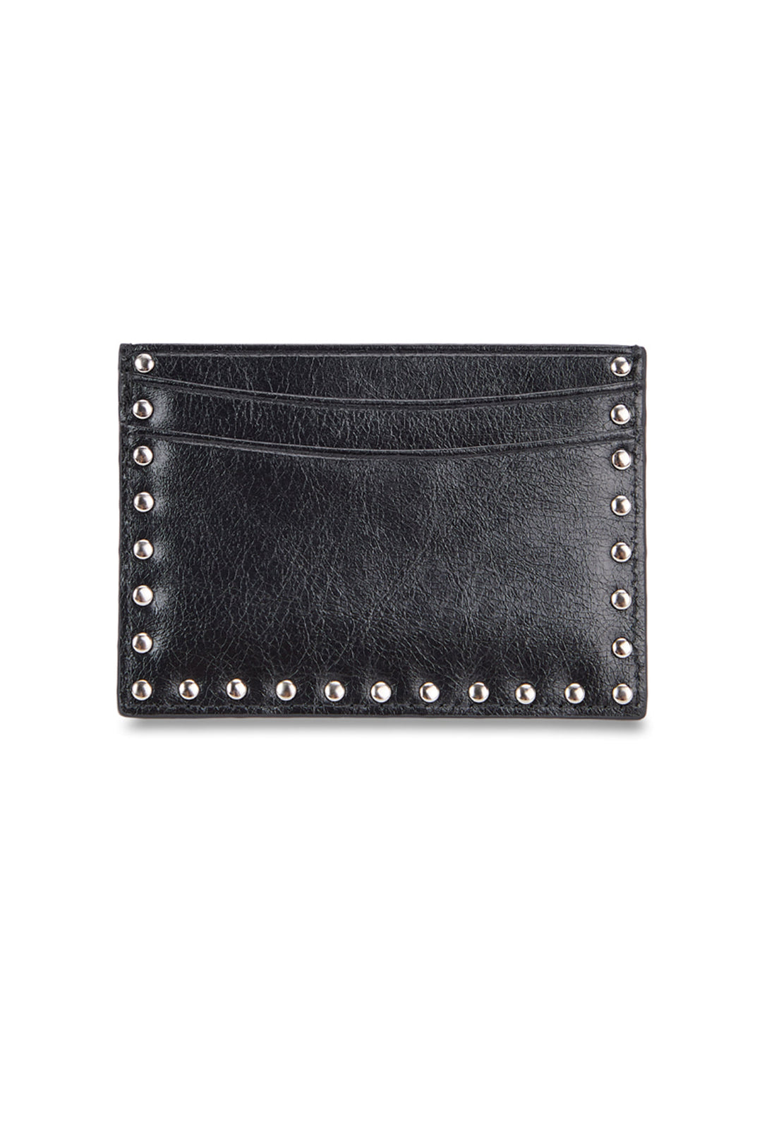 Matin Kim Western Stud Card Wallet — Black