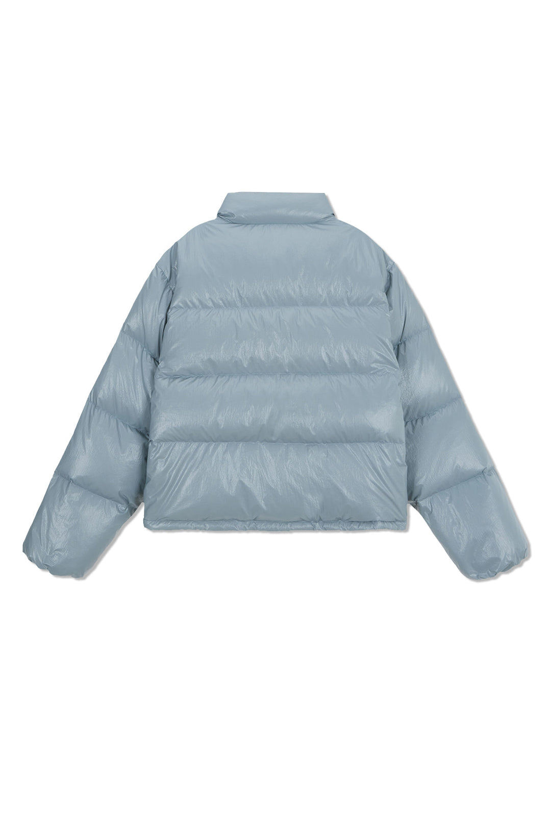 Matin Kim Small Logo Volume Down Jumper — Light Grey