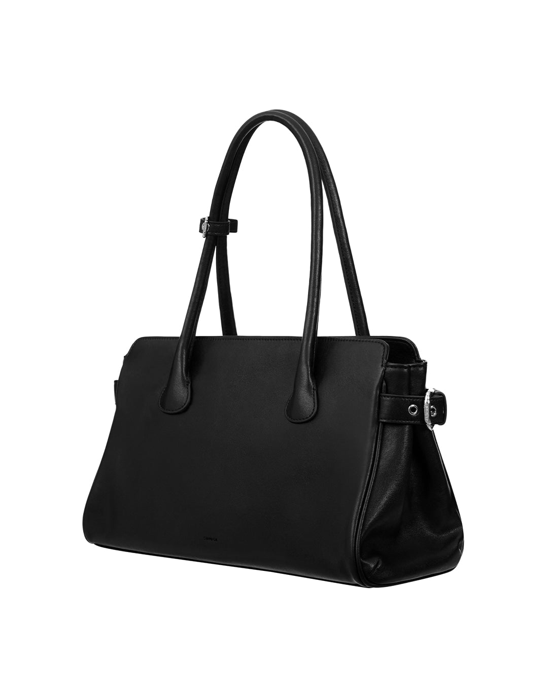 Stand Oil Linea Suede Crossbody Bag — Black