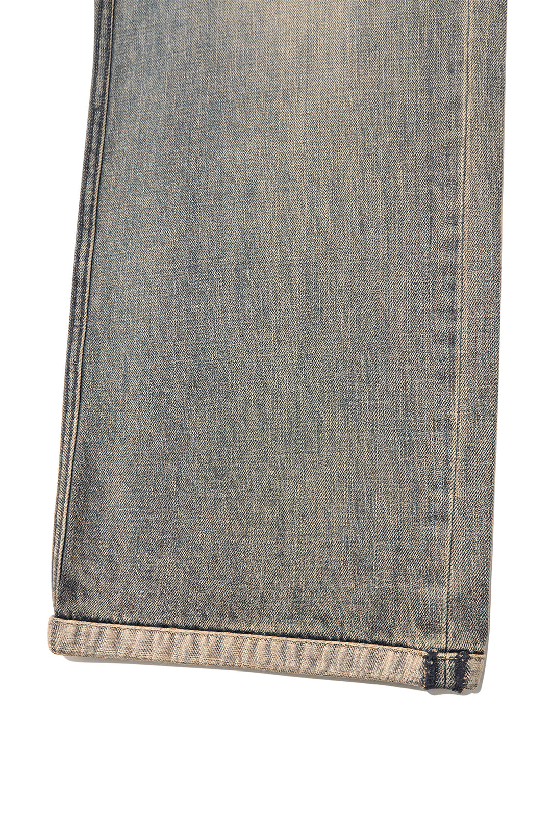 Matin Kim Out Pocket Washed Denim — Smoke — Blue