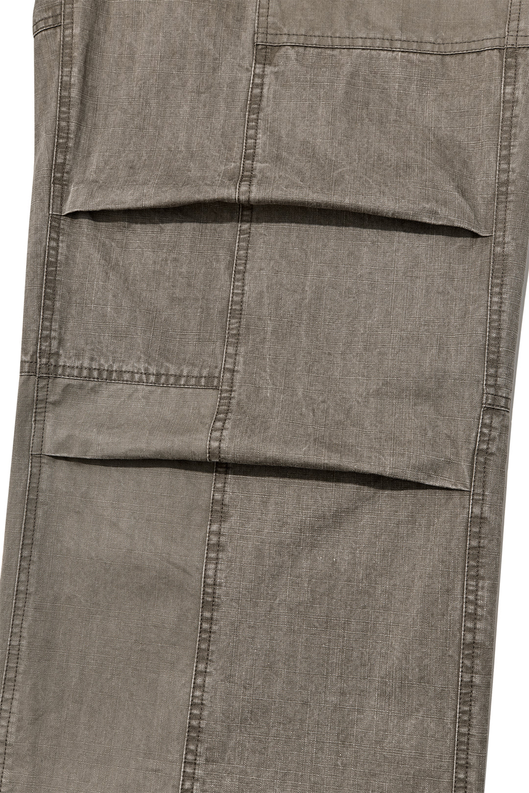 Matin Kim Patch Point Washed Cotton Pants — Brown