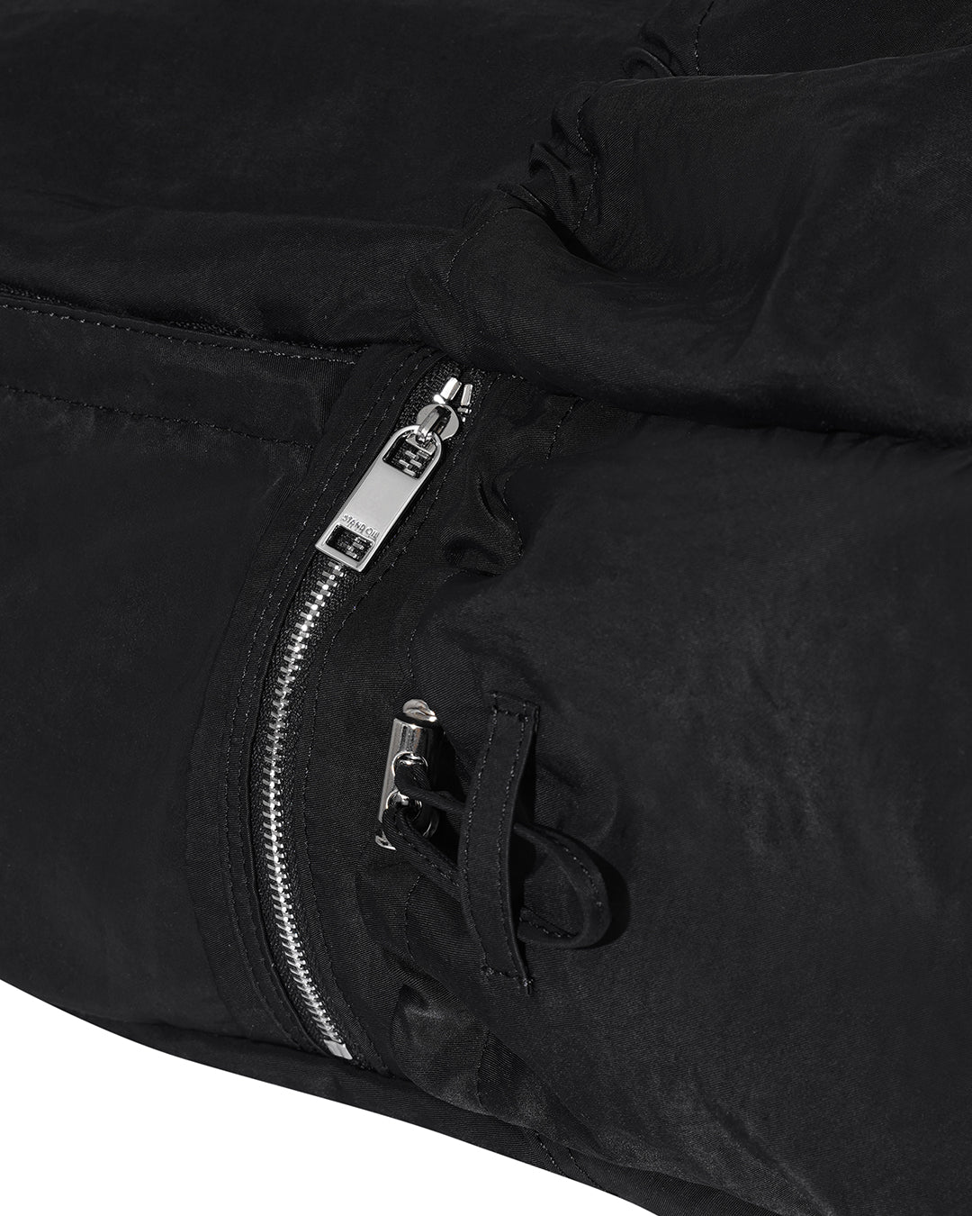 Stand Oil Tied Backpack — Black