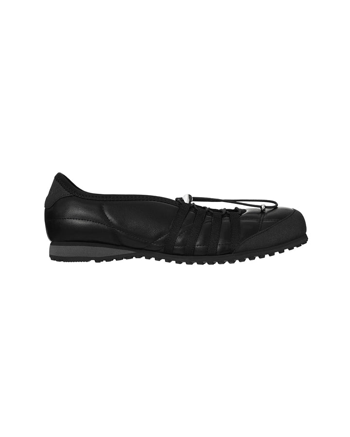 Stand Oil Tie Mary Jane Sneaker — Black