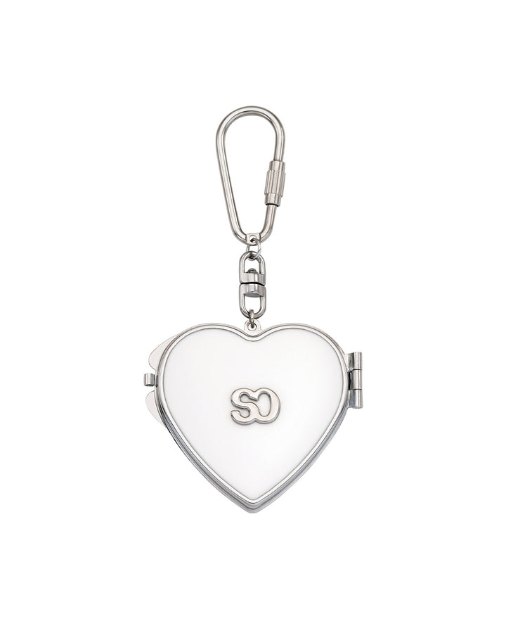 Heart Berry Keyring · 하트 베리 키링 — Silver