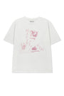 Matin Kim Portrait Graffiti Logo Top — White