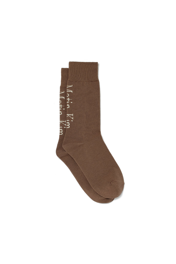 Matin Kim Silket Half Socks in Cocoa