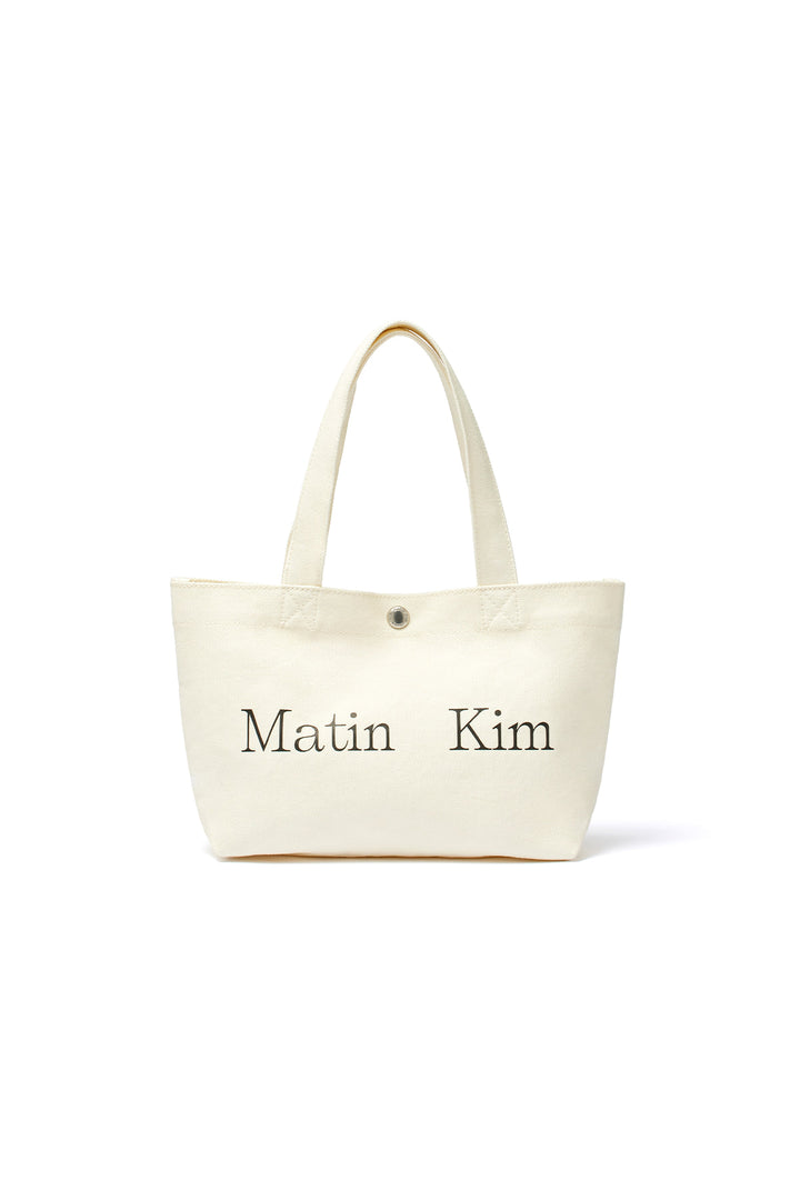 Matin Kim Canvas Mini Tote Bag — Ivory